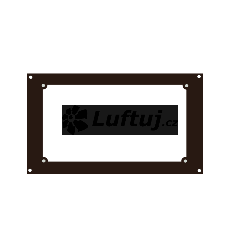 EXPORT (pouze pro partnery) - LUFTOMET Inset magnetický pro plastové mřížky černá