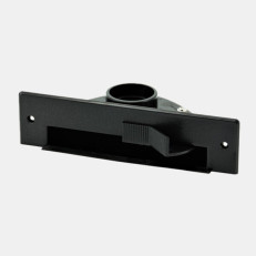 Podlahová štěrbinová zásuvka VAC PAN, černá, RAL 9005