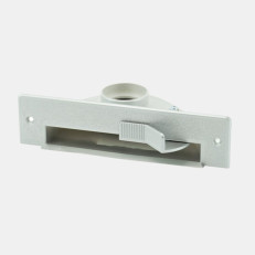 Podlahová štěrbinová zásuvka VAC PAN, design nerez - stříbrná  RAL 9007