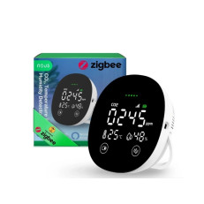 Nous E10 Zigbee Smart Detektor CO2, teploty a vlhkosti