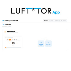 LUFTaTOR App aplikace pro multizónovou regulaci větrání pro Home Assistant