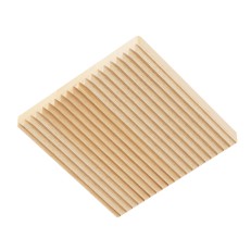 Air diffuser LUFTOMET SKY wood square grooves beech