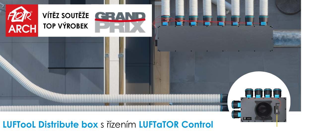 LUFTooL Distribute Box s řízením LUFTaTOR Control - Luftuj.cz